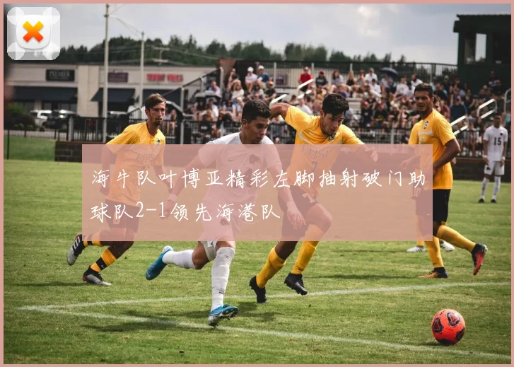 海牛队叶博亚精彩左脚抽射破门助球队2-1领先海港队